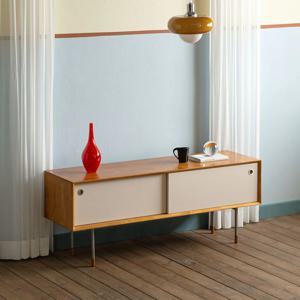 [리퍼] 마르틴 원목 거실장 1400 2colors