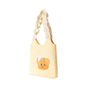 버터베어 귀여운 곰돌이 캔버스 에코백 데일리 숄더 슬림 가방