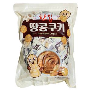 한입 땅콩 쿠키 1kg(약160입) 1봉