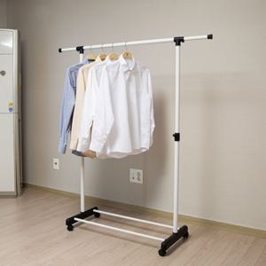 [리퍼]프라임 뉴 원터치 이동식 행거 32파이 드레스룸 다용도 수납 옷걸이 815
