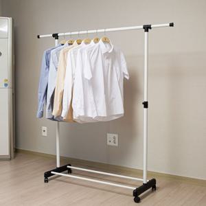 [리퍼]프라임 뉴 원터치 이동식 행거 32파이 드레스룸 다용도 수납 옷걸이 1400