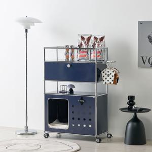 N306 모듈 강아지집 펫 하우스 1x4 서랍형