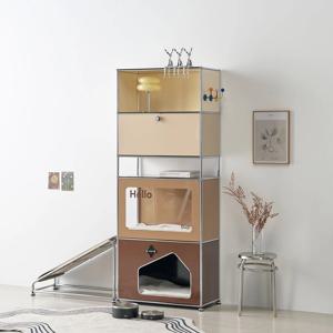 N307 모듈 강아지집 펫 하우스 1x5 도어형