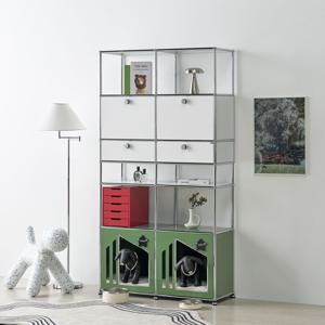 N308 모듈 강아지집 펫 하우스 2x6 도어형