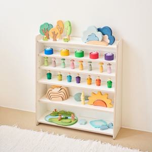 피규어장 프라모델 교구장 발도르프 정리함 미니카