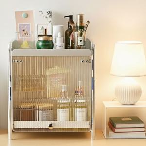 투명 아크릴 슬라이딩 주방 화장대 수납장 원룸 인테리어 다용도수납함