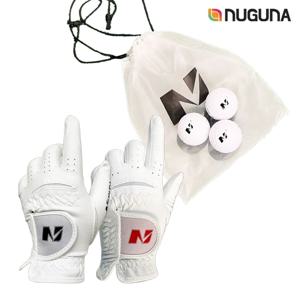 골프공 N1 2피스 3구+일반파우치+골프장갑
