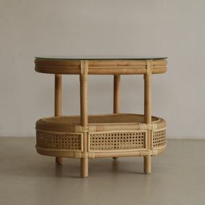 Camila Side Table - 카밀라 라탄 침실 사이드 테이블