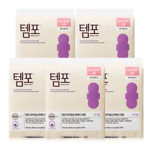 템포 내추럴순면 대형 14개입 x 5팩