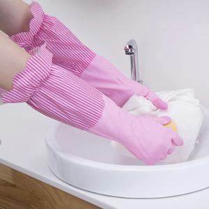 롱 밴드 기모 고무장갑 설거지 김장장갑 DD-11434