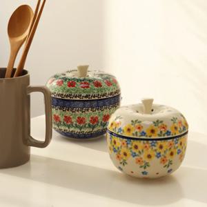 폴란드그릇 애플찜기(소) (간편한 전자레인지 계란찜용기) 11olor