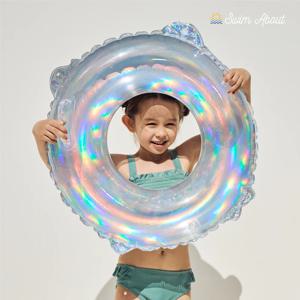 홀로그램 어린이 원형 튜브 오로라 물놀이 튜브