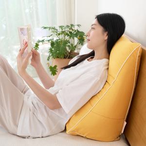 집수니 삼각 등받이쿠션 100% 국내산 등쿠션 침대헤드쿠션