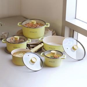 국내생산 머랭 IH 인덕션 냄비 5종세트 (양수16+편수18+양수20+양수24+전골24)