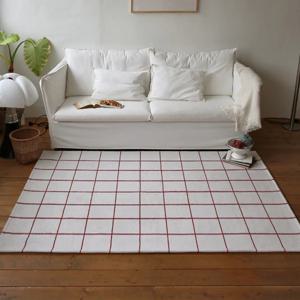 [리퍼] 토피 그리드 워셔블 미니 대형 거실카페트 거실 러그