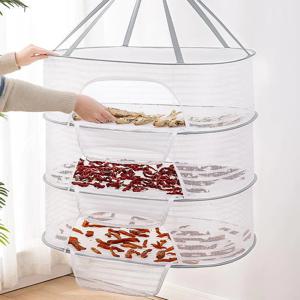 원터치 다용도 건조망 접이식 식기 건조대 고추 말리기 곶감 음식 세탁 빨래 과일 캠핑