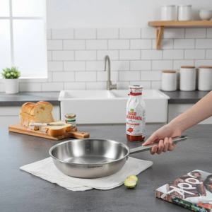 316 통5중 스텐후라이팬 22cm 인덕션용 소테팬 계란팬