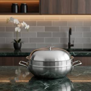 316 스테인리스 통5중 커퍼코어 파티웍 32 cm