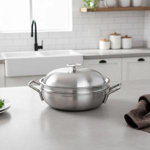 316STS 통5중 커퍼코어 스텐인리스 파티웍 28cm