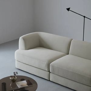 오브 라운드모듈 패브릭소파 3인