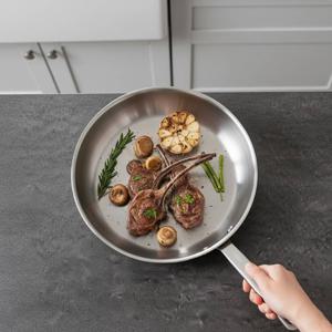 304 스텐 통5중 인덕션 프라이팬 24cm 스테인리스팬