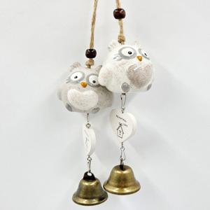 도자기 부엉이 풍경종