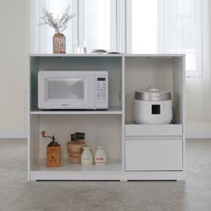 몬스터 아일랜드 홈바 식탁 오픈 서랍형 전자렌지대 밥솥 밥통 주방수납장 보조 조리대