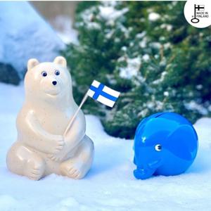팔라셋 북극곰 저금통 인테리어 곰돌이 저금통