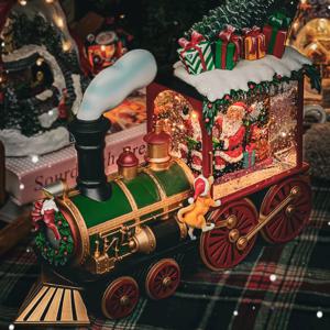 bookaz 크리스마스 선물배달 기차 오르골