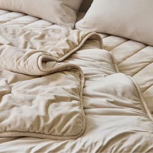 크리스탈 극세사 모찌 겨울 차렵이불 (SS/Q)