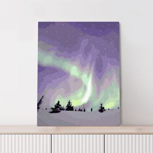 DIY 명화그리기 별빛 속 오로라 40x50cm