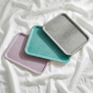 솔리드 논슬립 트레이 카페 감성의 사각 쟁반