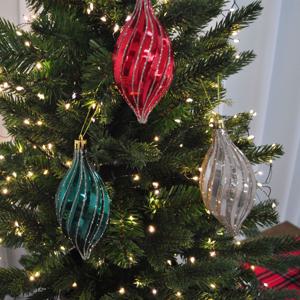 드롭 오너먼트 세트 크리스마스 겨울 카페 장식소품 교회성당(약간의 반짝이 가루 떨어짐있음)