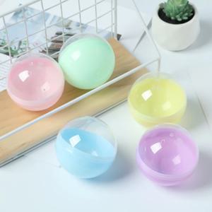 빈 캡슐 뽑기 공 기계 캡슐 원형 추첨볼 투명 플라스틱 랜덤 가챠 가샤폰 행사용 문방구