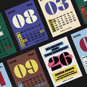 2026년달력 인테리어 벽걸이 겸 탁상달력 집들이선물 연말선물