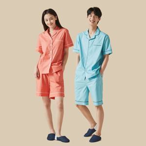 오가닉 코튼 스트레치 반팔 파자마 상하세트