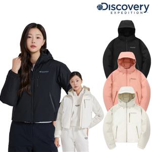 (신세계김해점)[정상가 379,000원] 여성 베르겐 고어 윈드스토퍼 크롭 구스다운 숏패딩 DWDJ9E046