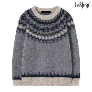 노르딕 윈터 클래식 긴팔 니트 (DP4KT001A)