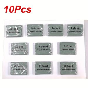 TEMU 10 팩 아트 스케치 연필 파스텔 페인팅 특별 지우개, 학생 문구 사무용품을 위한 아트 니드드 지우개 드로잉 도구(회색)