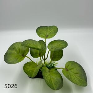 TEMU 수족관용 수생 식물 장식 - 현실적인 인공 수초, 어항 및 양서류 서식지에 완벽함