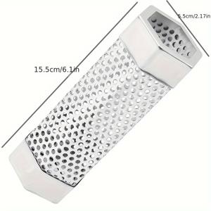 TEMU 1pc, 훈제 튜브, 펠렛 흡연자 튜브, 모든 그릴용 펠렛 흡연자 튜브, 흡연자 튜브, 스테인레스 스틸 바베큐 목재 펠릿 튜브 흡연자, 바베큐 액세서리, 바베큐 도구