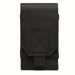 TEMU 전술 몰리 파우치, HAOMUK EDC 카키 옥스포드 천 휴대전화 홀스터, 벨트 액세서리, 플래그가 달린 소형 허리 팩 오가나이저