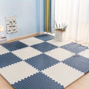 TEMU 24개 인터로킹 EVA 폼 바닥 매트 - 미끄럼 방지, 방수, 쿠션 운동 매트 (미끄럼 방지 표면), 헤비 듀티 체조, 요가, , 홈 짐, 놀이터 - 간편한 연결 잠금 시스템, 실내/실외 사용 - 가정, 헬스장에 적합