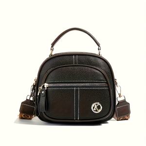 TEMU Sarah&Sally 여성용 컴팩트 크로스바디 백 탈착 가능한 스트랩 - 매일 출퇴근, 쇼핑 및 업무용 슬림한 블랙 캐주얼 숄더백, 지퍼 클로저, 휴대폰 & 필수품 수납 가능, 소형 크로스바디 가방, 디자인, 경량 소재, 핸드워시 가능, 스타일리쉬 액세서리