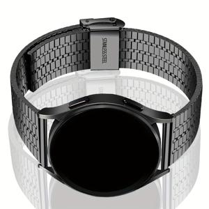 TEMU 20mm 22mm 폭 스트랩 삼성 7 6 5 4 40mm 44mm 6클래식 47mm 43mm 기어 S3 클래식 스테인리스 스틸 스트랩, 화웨이 워치 GT 4 3 2 2E 팔찌에 적합