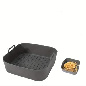 TEMU 다기능 사각 논스틱 냄비 베이킹 실리콘 매트, 오일 프라이팬 바구니 오븐 전용 내부 패드, 쉽게 청소, 내열 에어 프라이어 액세서리