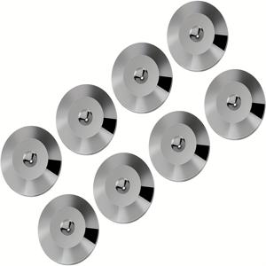TEMU 8개 스피커 CD 쇼크 흡수 발 패드 오디오 앰프 발 패드 25 x 5mm 오디오 스피커용, 앰프 발 안정화,장비 진동 제어,스피커 베이스 패드,오디오 스피커 아이솔레이터,스피커 시스템 소유자,스피커 설치