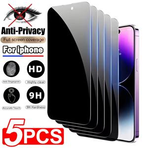 TEMU 아이폰 11 12 13 17 프로 맥스 플러스 17 에어 16e용 5개입 프라이버시 보호 풀커버 강화유리 보호필름, 아이폰 미니 플러스 17 프로 맥스 17 에어 16e용
