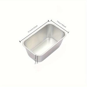 TEMU 논스틱 알루미늄 베이킹 몰드 직사각형 빵 플레이트 토스터 박스 치즈 박스 베이킹 그릴 브라우니 케이크 빵 몰드 브라우니 케이크 몰드 토스터 빵 박스 직사각형 몰드 사각 몰드 베이킹 도구 주방 필수 베이킹 용품