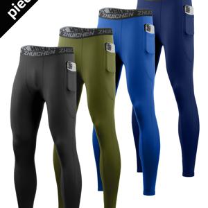 TEMU 포켓이 있는 4피스 세트 압축 타이츠 농구 고신축성 훈련 피트니스 타이츠 러닝 스포츠 고신축성 빠른 건조 속옷